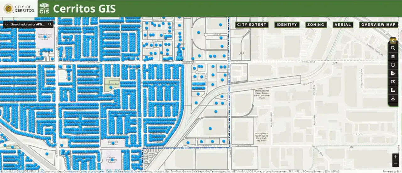 Municipal Parcel & Property GIS — EsriJS GIS Application