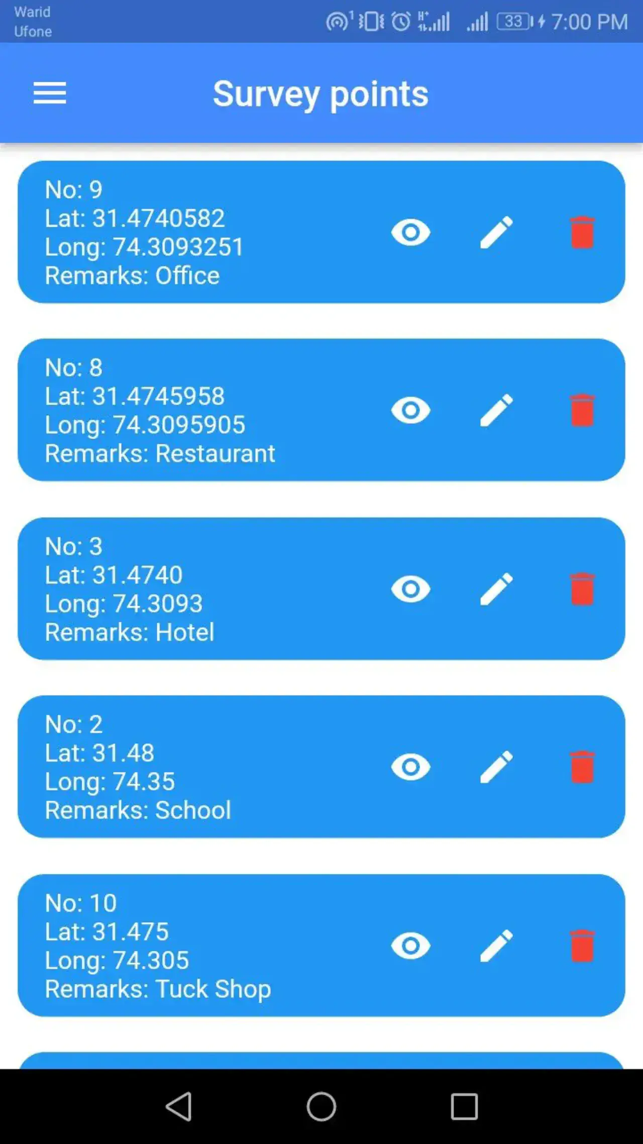 Field Survey Capture App