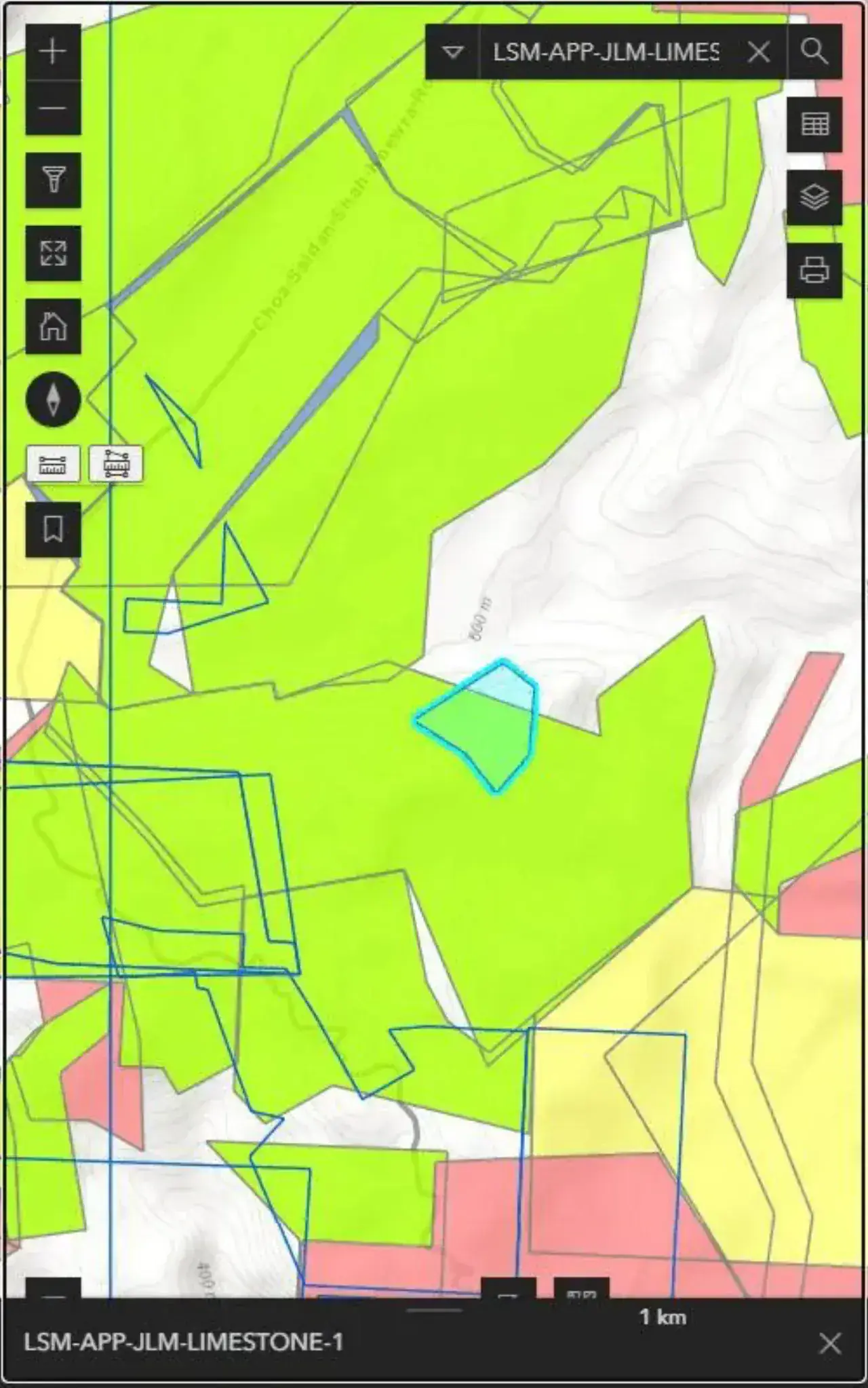 Mining Licence Cadastre App screenshot 3