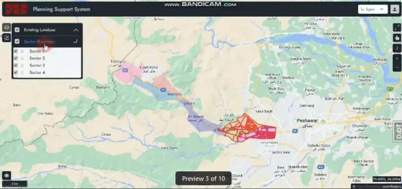 Rural Infrastructure Planning GIS screenshot 2