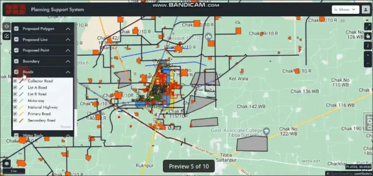 Rural Infrastructure Planning GIS screenshot 3