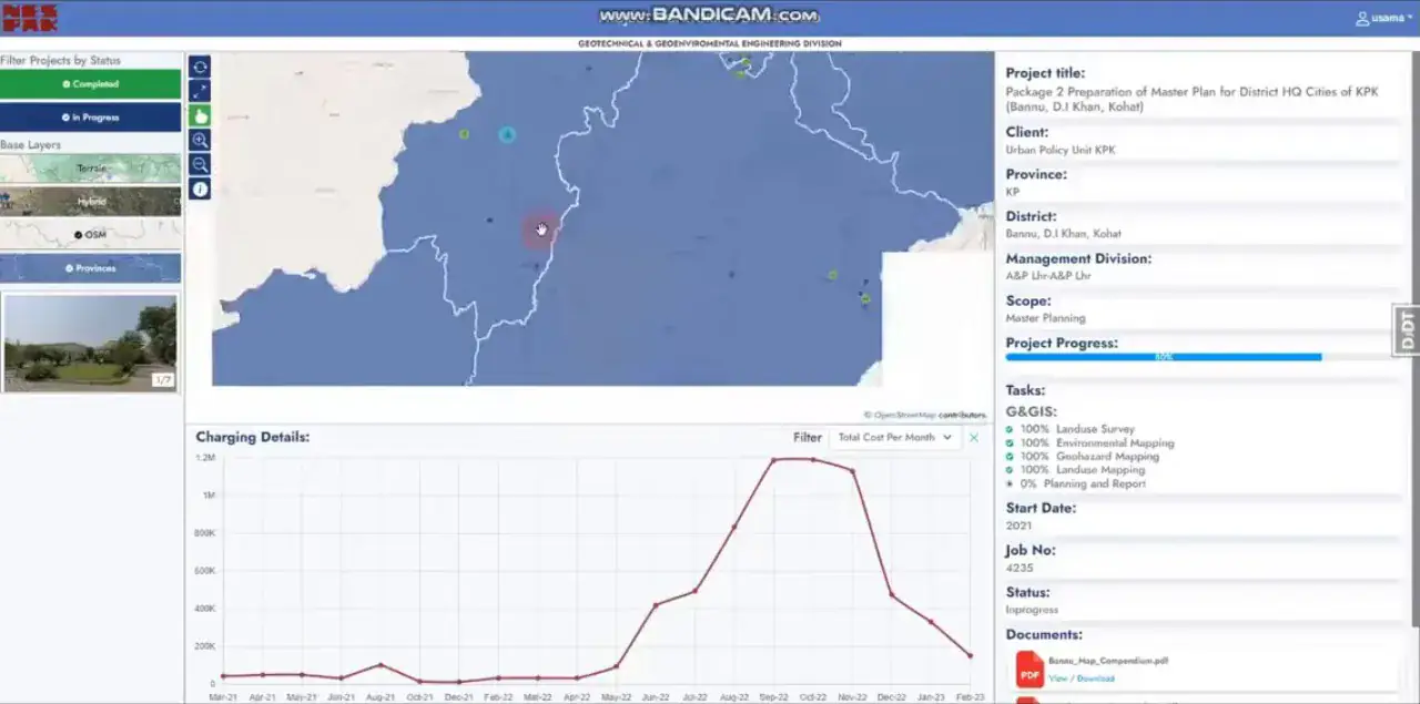 Infrastructure Portfolio Dashboard screenshot 3
