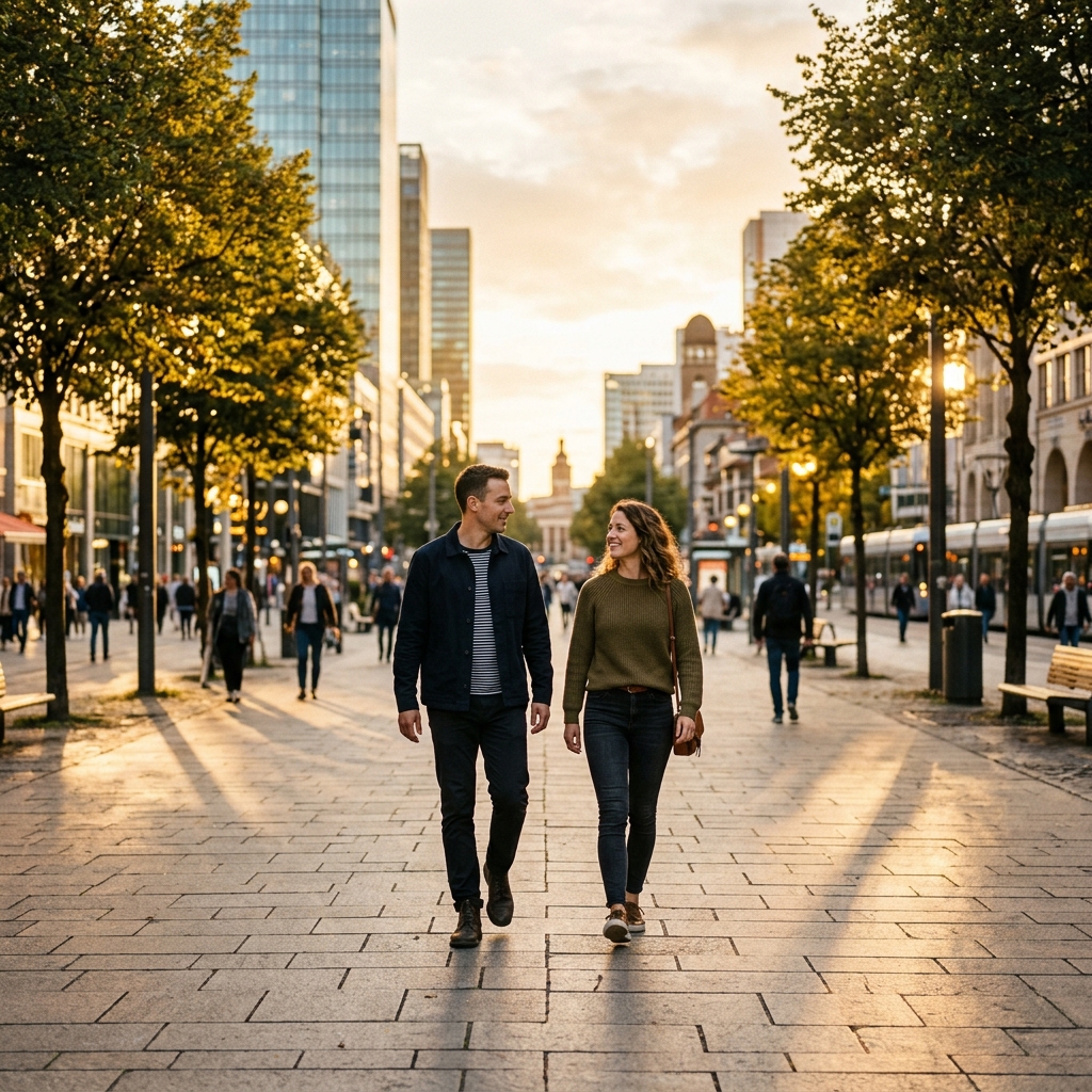 Man and woman walking side by side — restoring the greatest alliance in history